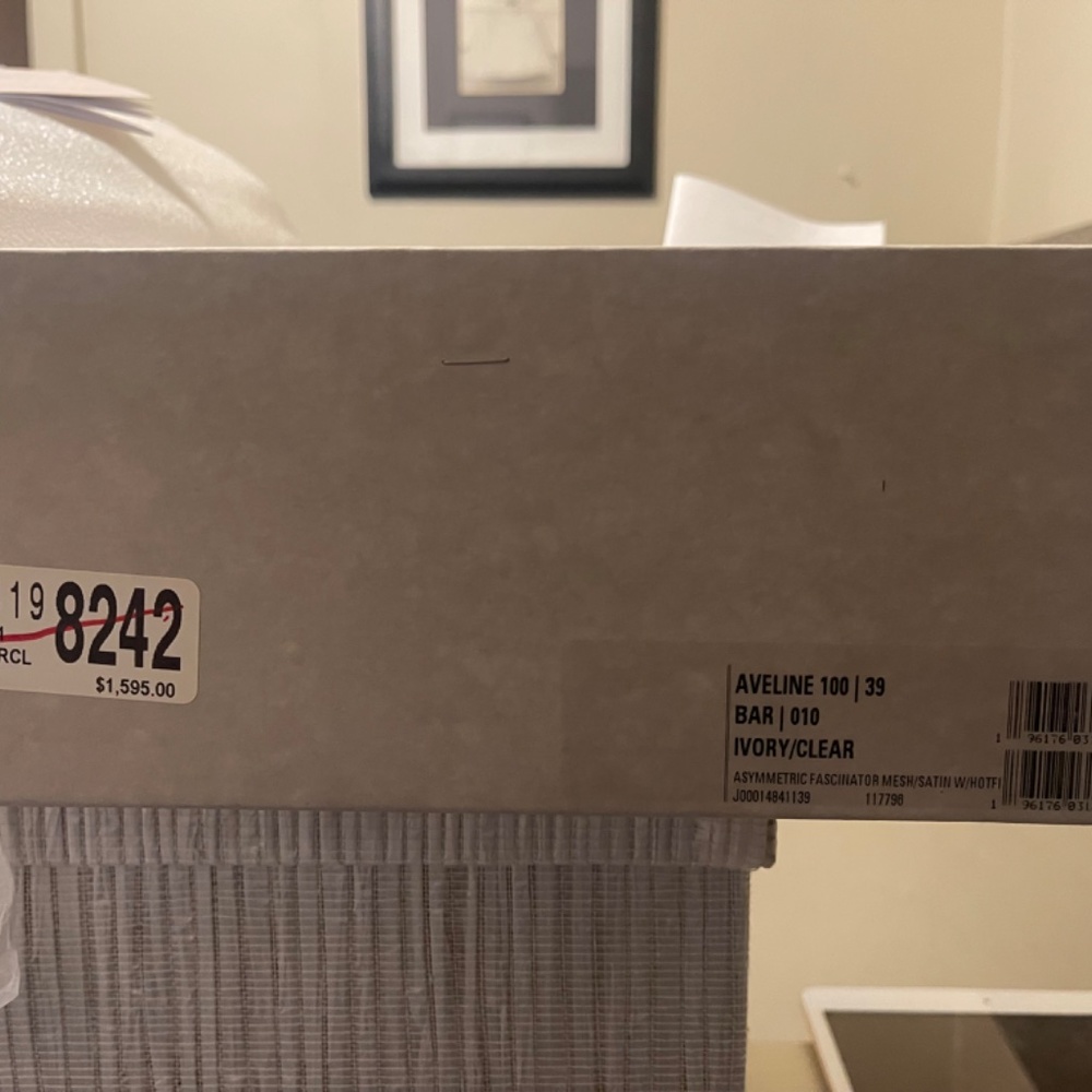 Jimmy Choo Aveline 100m Pumps with Tulle Detail - Picture 8 of 11